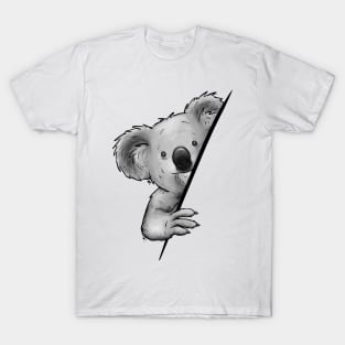 Cute Marsupial Koala Illustration Fancy Koalabear T-Shirt